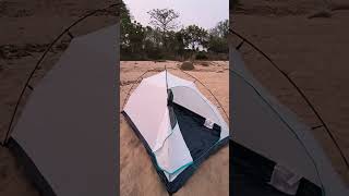 Decathlon MH100 2 Person Camping tent Setup Camping lifeQUECHUA [upl. by Ahsieyk]