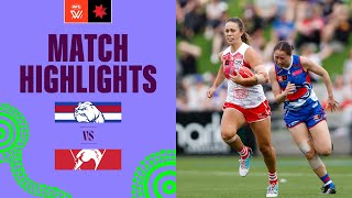 Western Bulldogs v Sydney Highlights  Round 8 2022  AFLW [upl. by Tisha]