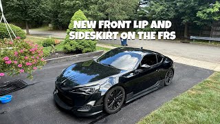 FRS GETS A REFRESH FRS FRONT LIP AND SIDESKIRT INSTALL VLOG 6 [upl. by Colb100]