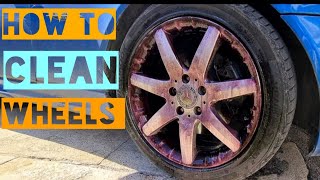 how to DEEP CLEAN your alloy Wheels YOU WONT NEED ANYTHING ELSE [upl. by Pyotr641]