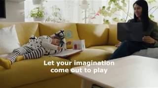 IKEA VIMLE sofa – Let your imagination come out to play [upl. by Aneloc]