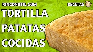 Receta tortilla de patatas cocidas Mas Sana [upl. by Iramo]