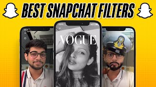 10 Best Snapchat Filters in 2022 for Selfies Guys Photography and more🔥 [upl. by Judd190]