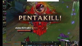 Katarina Pentakill 1v5 [upl. by Odla]