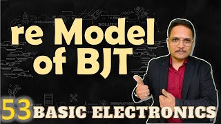 re Model of BJT  Derivation re Model of Common Emitter BJT  re Model of Common Emitter BJT [upl. by Garcon]