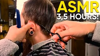 35 Hours of ASMR Bliss What Happens When Scissors Meet Hair 💈 ASMR BARBER [upl. by Ilahsiav274]