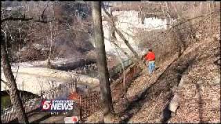 Extreme Landscaping at MN Minnehaha Falls Reduces Erosion [upl. by Atnauqal546]