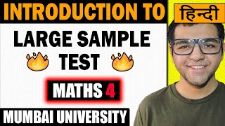 Introduction to Large Sample Test [upl. by Ahsatan]