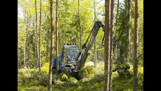 ROTTNE H8 Marknadsledande skördaren för beståndsgående gallring [upl. by Kim]