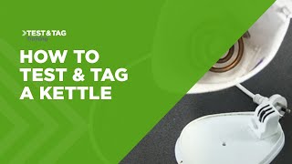 How to Test and Tag a Kettle [upl. by Nowtna]