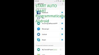 Get Android Mobile Device Manufacture and AutoStart Permission Programmatically Android Studio 3 0 [upl. by Enirolf175]