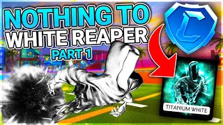 NEW TRADING FROM NOTHING TO TITANIUM WHITE REAPER PART 1  Rocket League Trading Series [upl. by Goodrich]