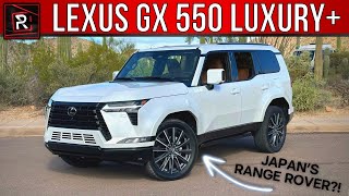 The 2024 Lexus GX 550 Luxury Is The Ultimate Posh Land Cruiser For The Road [upl. by Deevan551]