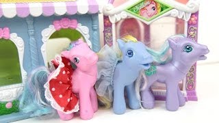 My Little Pony Ponies Shopping  Salon amp Sweet Reflections [upl. by Asenaj]