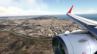 Approaching Tunisia  Tunisair A320neo  Microsoft Flight Simulator [upl. by Quarta978]