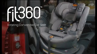 Chicco Fit360 ClearTex Rotating Convertible Car Seat [upl. by Suqram352]