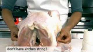 Stuffing and Trussing a Turkey [upl. by Gilbert]