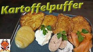 Kartoffelpuffer  einfach und lecker [upl. by Follansbee]