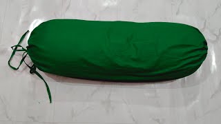 কোল বালিশের কভার কাটিং ও সেলাইpillow cover cutting and stitchingside pillow cover [upl. by Edieh353]