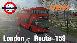 OMSI 2  Addon London  Route 159  Wright Routemaster [upl. by Brook]