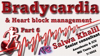 ECG part 6 Bradycardia amp Heart block management AHA Guidelines 2022 [upl. by Amena]