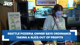 Seattle pizzeria owner says new gig ordinance is slicing sales [upl. by Anegroeg317]