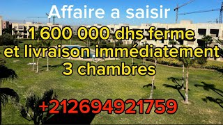 Affaire à saisir Prestigia Argan Marrakesh 1600 000 dhs foryou immobilier buyشقة للبيع بريستيجيا [upl. by Shyamal]