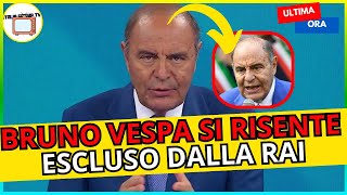 🚨 BRUNO VESPA FURIOSO ABBANDONA LA RAI 😱🔥 [upl. by Nairrot]