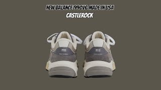 New Balance 990v6 Made in USA Castlerock [upl. by Lonier]