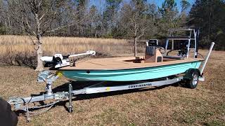 Skimmer Skiff 166quot build by Big Franks Outdoors [upl. by Lund549]