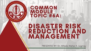 NSTP Common Module Topic 6A Disaster Risk Reduction and Management  Alfredo Mahar Lagmay [upl. by Idnam]