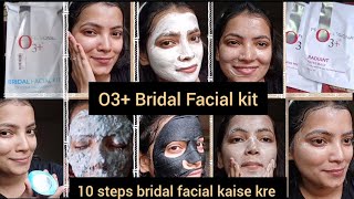 How to Use O3 Professional Bridal Facial Kit Oxygenating Glow Skin Kit use at home trending [upl. by Bagger]