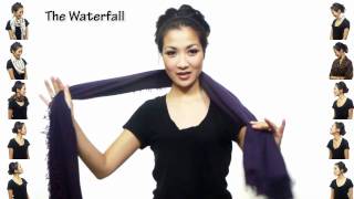 25 Ways to Wear a Scarf in 45 Minutes [upl. by Ellmyer]