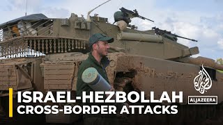 Israeli military claims to hit Hezbollah post in Lebanon [upl. by Acirderf133]