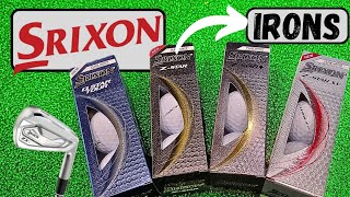 IRON SPIN  Srixon Z Star Z Star XV Z Star Diamond and Q Star Tour [upl. by Maurer]