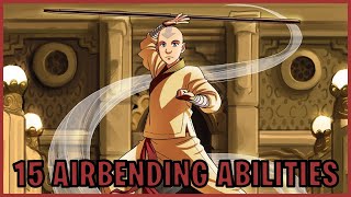 15 Airbending Abilities Avatar [upl. by Lolly]