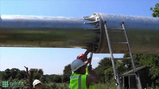 Installation of a 10KW Wind Turbine by Genfit [upl. by Gemoets522]