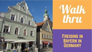 Walking through Freising in Bayern in GERMANY [upl. by Christal]