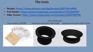 Refilling Nespresso VertuoLine Coffee Pod Tips and Tools [upl. by Llewxam]