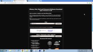 Descargar cualquier FirmwareiOS para iPhoneiPadiPod [upl. by Fenton]