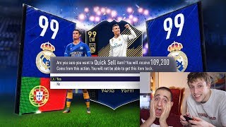 INSANE TOTY DISCARD CHALLENGES w W2S amp CALFREEZY [upl. by Cicely]