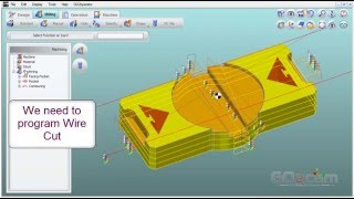 Transfer of Part from Milling to Wire EDM [upl. by Bradwell]