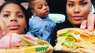 27 REQUEST SUBWAY RACLETTE MUKBANG [upl. by Avan]