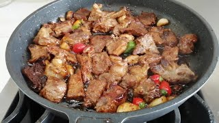 Lamb stir fry with chilli and garlic [upl. by Girvin489]