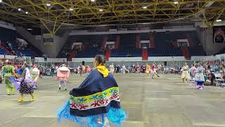 Akwesasne Powwow 2024 Violet Sutherland Fancy Special song 1 [upl. by Asiluj453]