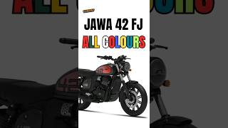 Jawa 42 FJ All Colours  New Jawa 42 FJ  Jawa 42 jawa42 jawa viralshorts trend [upl. by Woodie33]