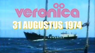 31 AUGUSTUS 1974  ZEEZENDER RADIO VERONICA ZWIJGT 50 JAAR [upl. by Epilif]