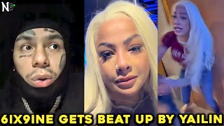 6ix9ine EXPOSES His Girlfriend Yailin La Más Viral ATTACKING Him [upl. by Nocaj420]