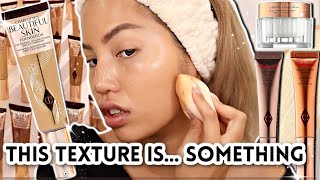 NEW VIRAL CHARLOTTE TILBURY BEAUTIFUL SKIN FOUNDATION  FULL FACE WEAR TEST [upl. by Kremer]