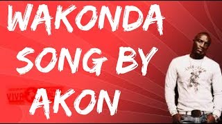 akon  wakonda  lyrics [upl. by Oiratno]